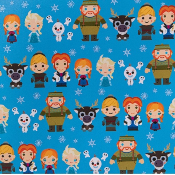 Loungefly Disney Frozen Chibi Mini Backpack Elsa Anna Olaf Blue Bag NEW - Picture 6 of 13